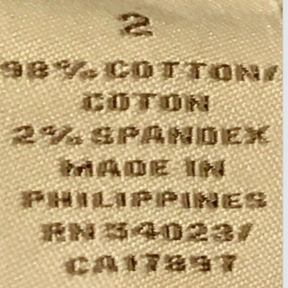 Old Navy Womens Cotton Blend Chino Shorts Sz 2 Green Cuffed Stretch Pocket 200K - Picture 9 of 10